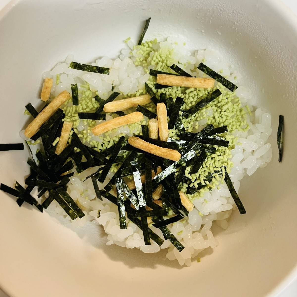 永谷園公式の「カニカマ豆乳茶づけ」のレシピ