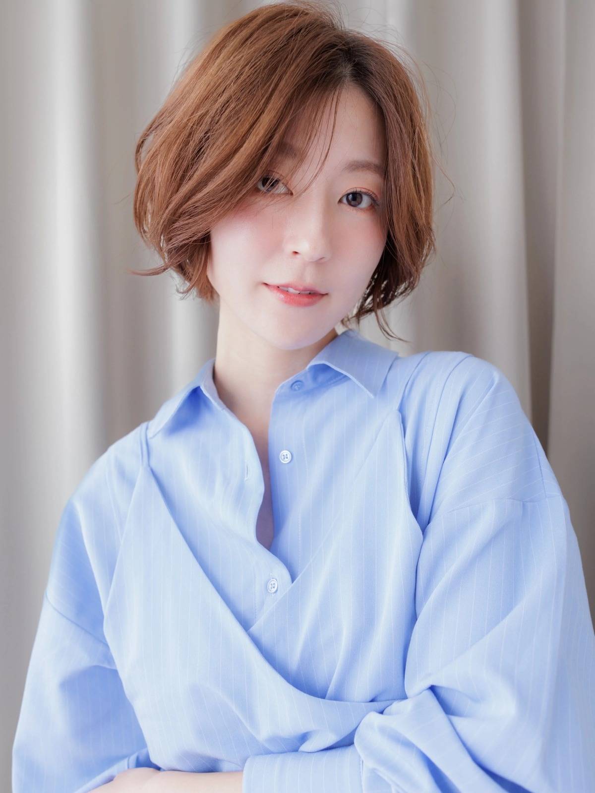 美人見えふんわりかきあげショート