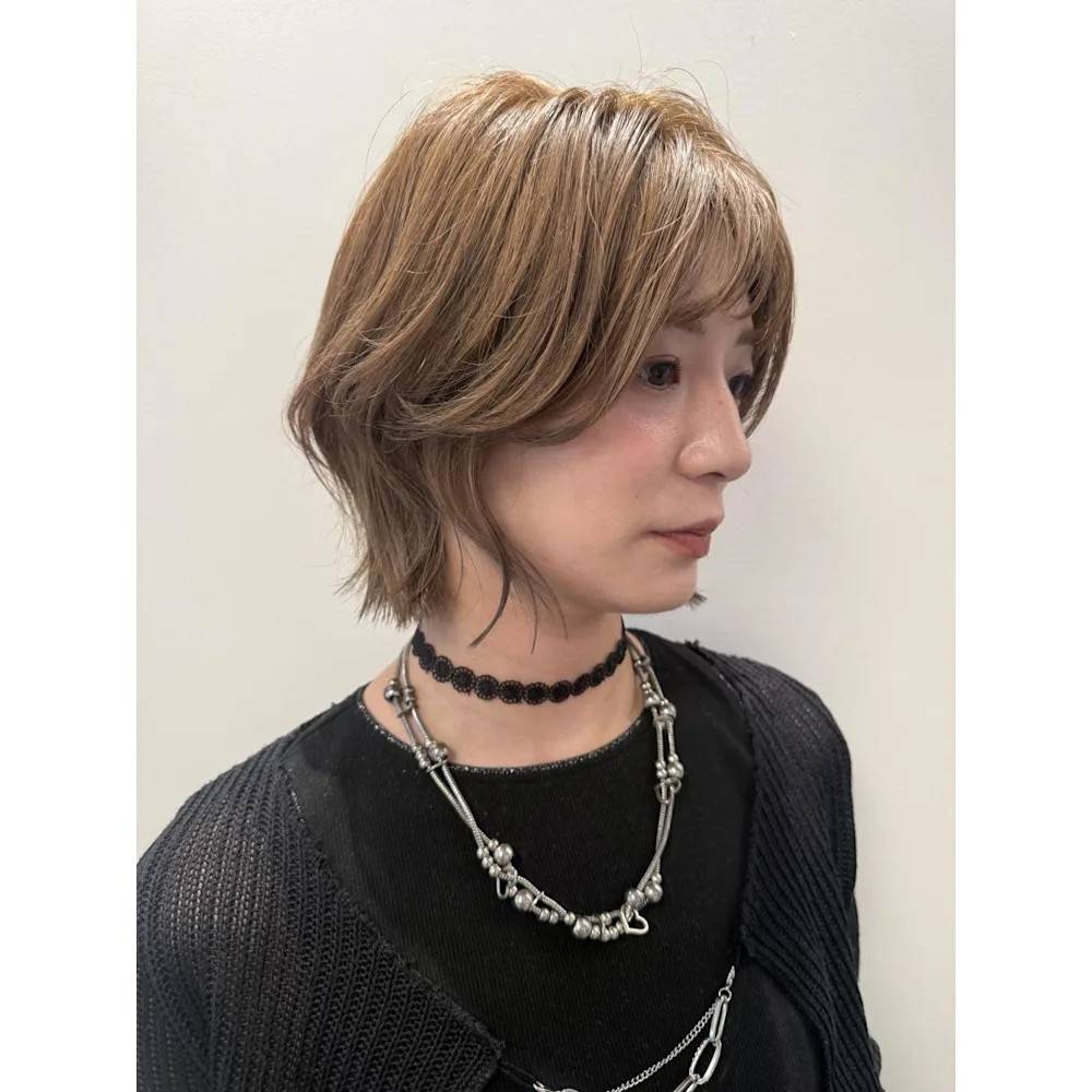 ヘルシーなひし形レイヤーボブ