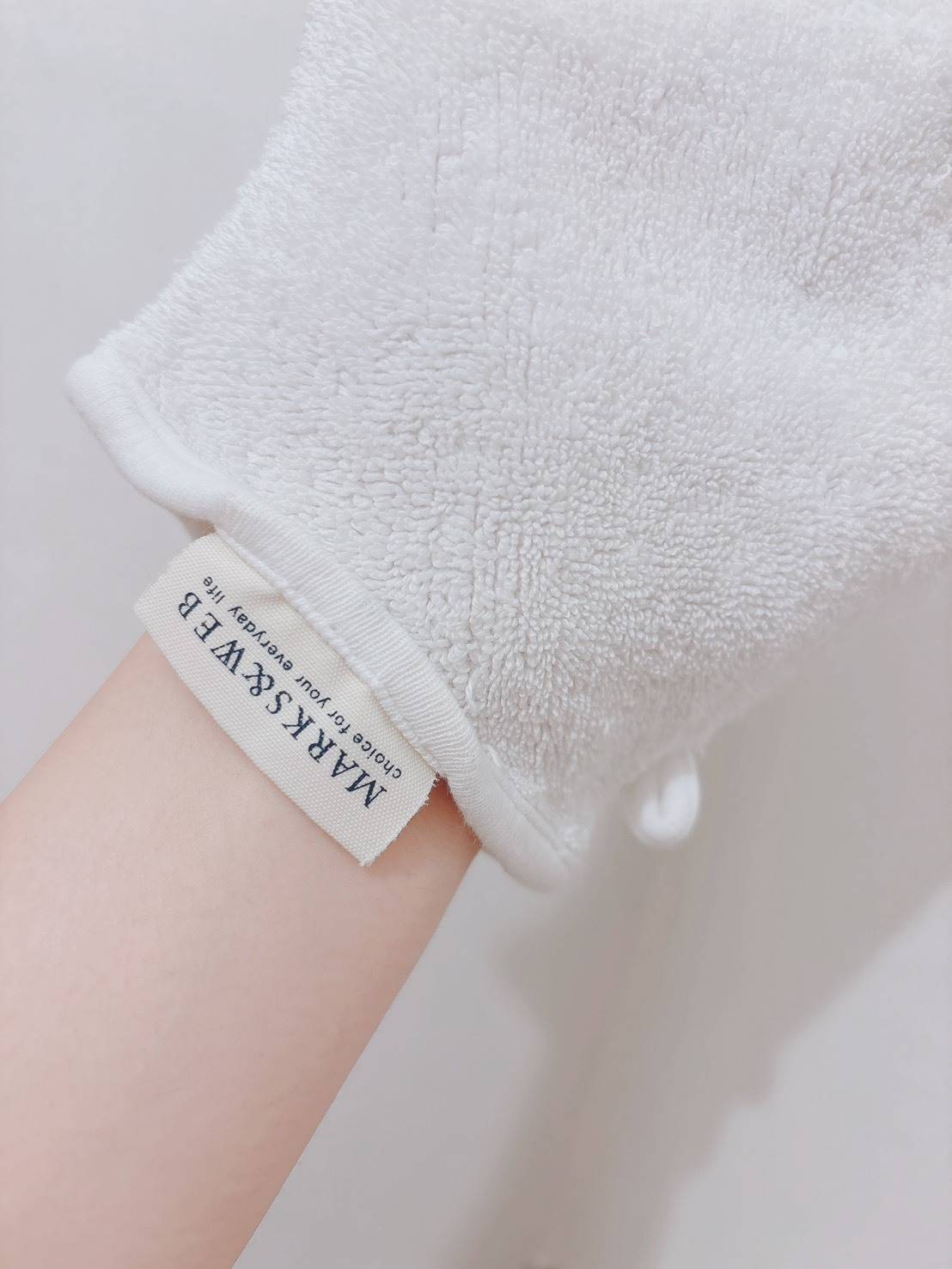 MARKS&WEB オーガニックコットン ヘアドライグローブ