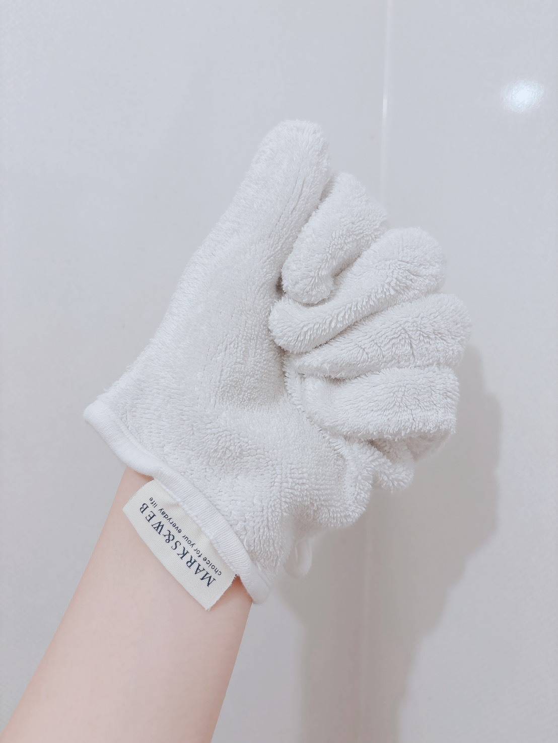 MARKS&WEB オーガニックコットン ヘアドライグローブ