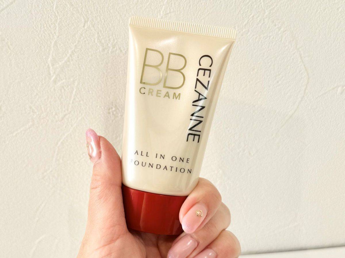 CEZANNEのBBクリームクレンジング不要で夜も時短になる